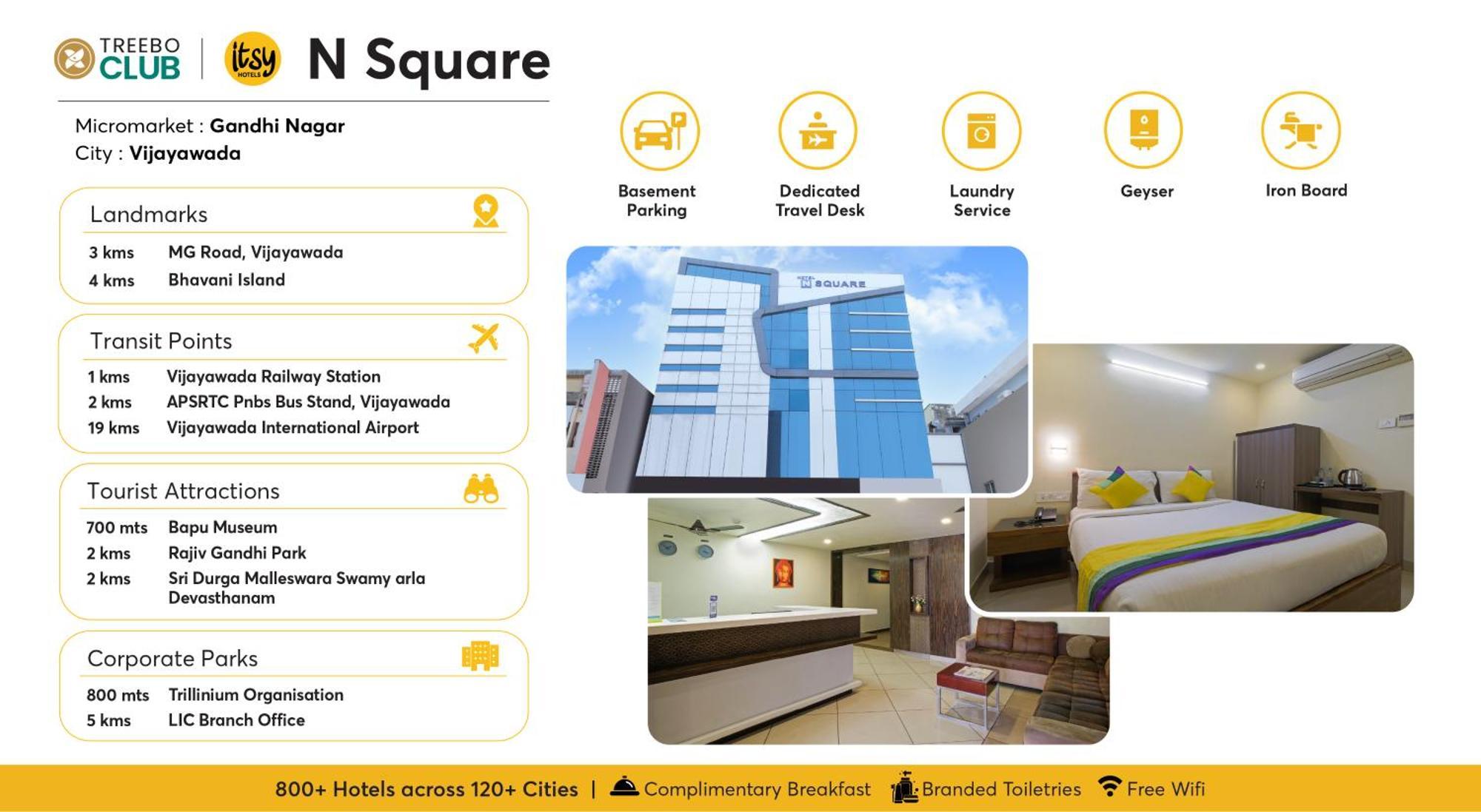 Vijayawāda Itsy Hotels N Square מראה חיצוני תמונה